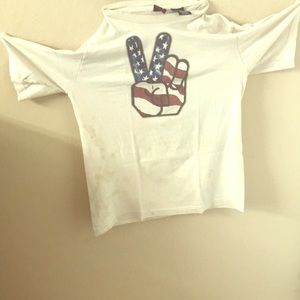 It’s a t shirt for adults and older teenagers.